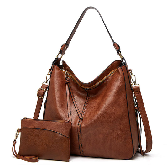 Sac à main de luxe en cuir avec pochette de rangement GRATUITE