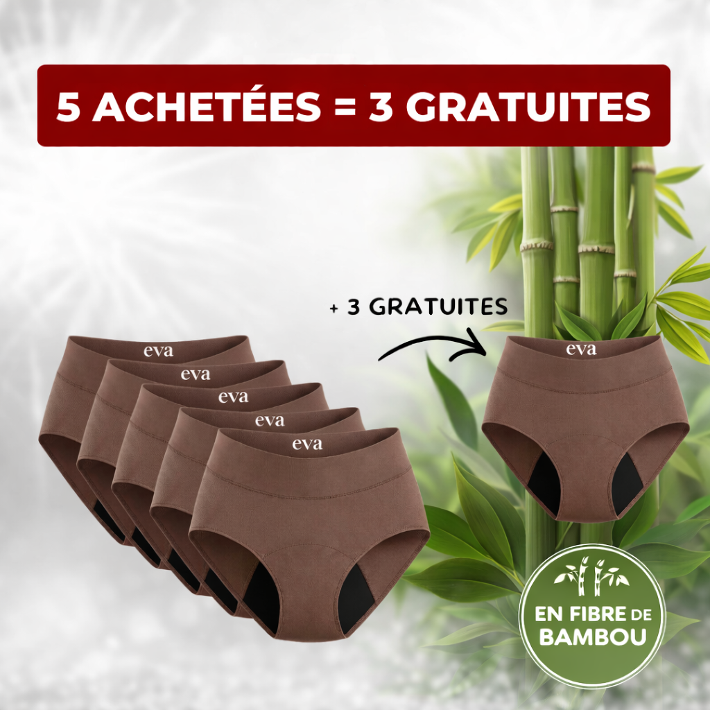 Culottes Éva en fibres de bambou ultra-douces et respirantes