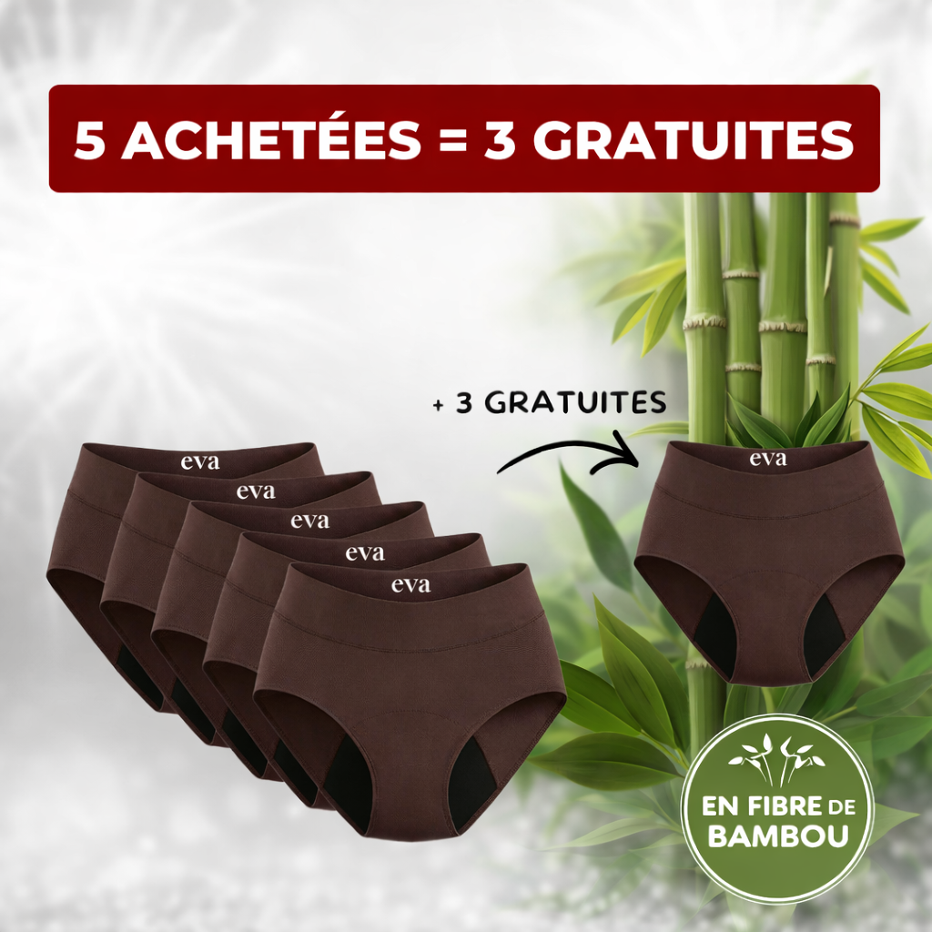 Culottes Éva en fibres de bambou ultra-douces et respirantes