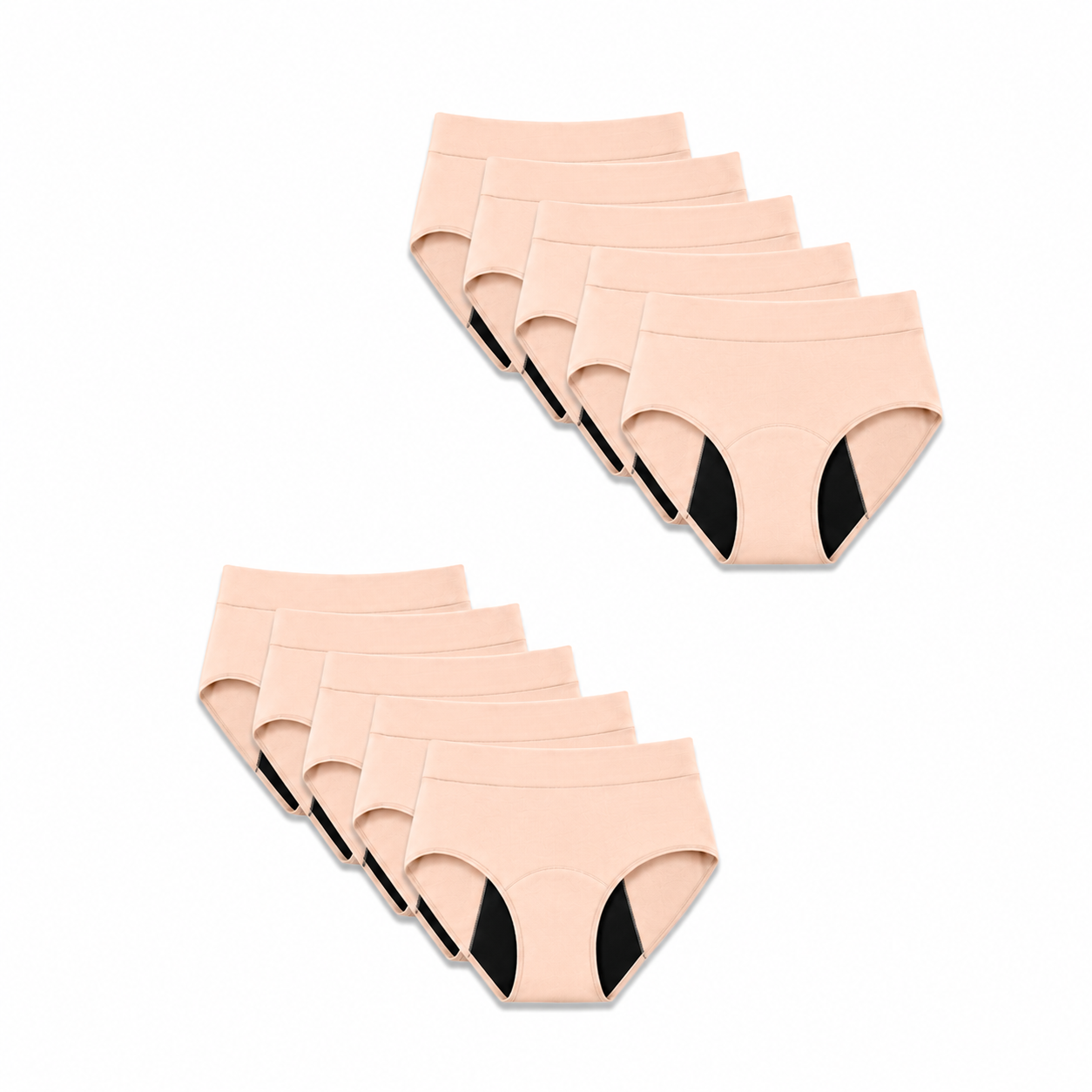 Culottes anti-fuites en bambou de ÉVA (paquet de 5)