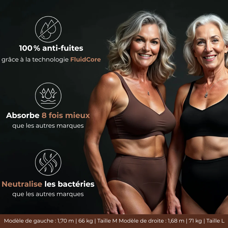 Culottes Évelyne – Protection Maximale pour Fuites Abondantes (paquet de 5)