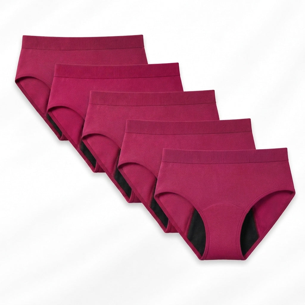 Culottes anti-fuites en bambou de ÉVA (paquet de 5)